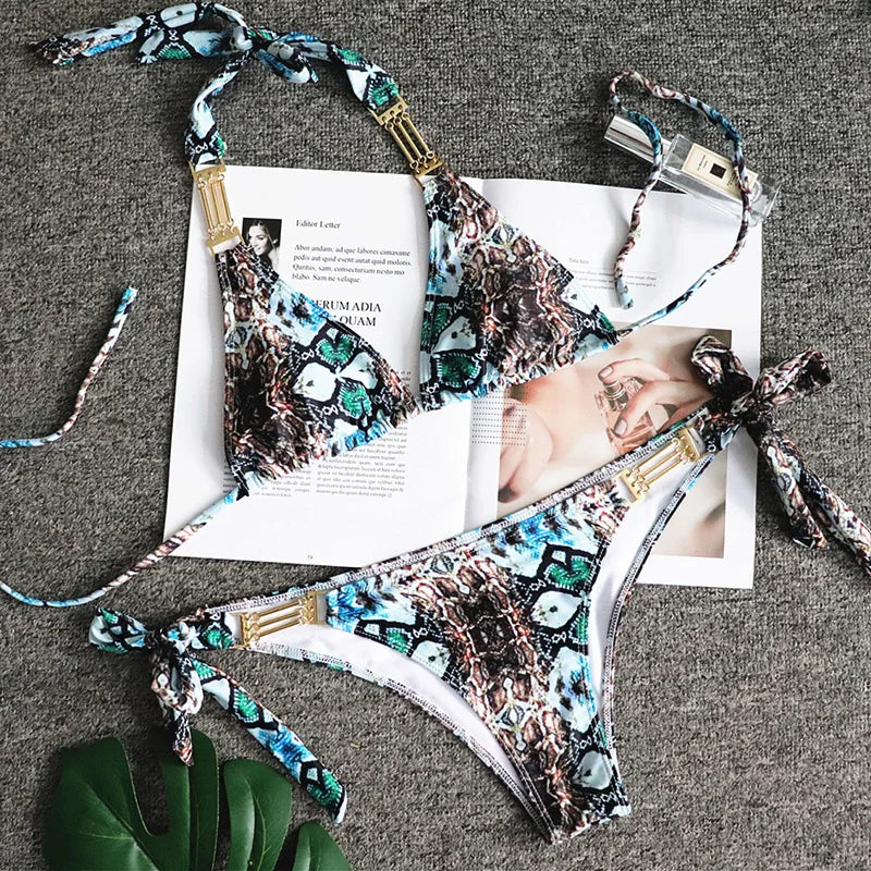 Snake Bikini Set