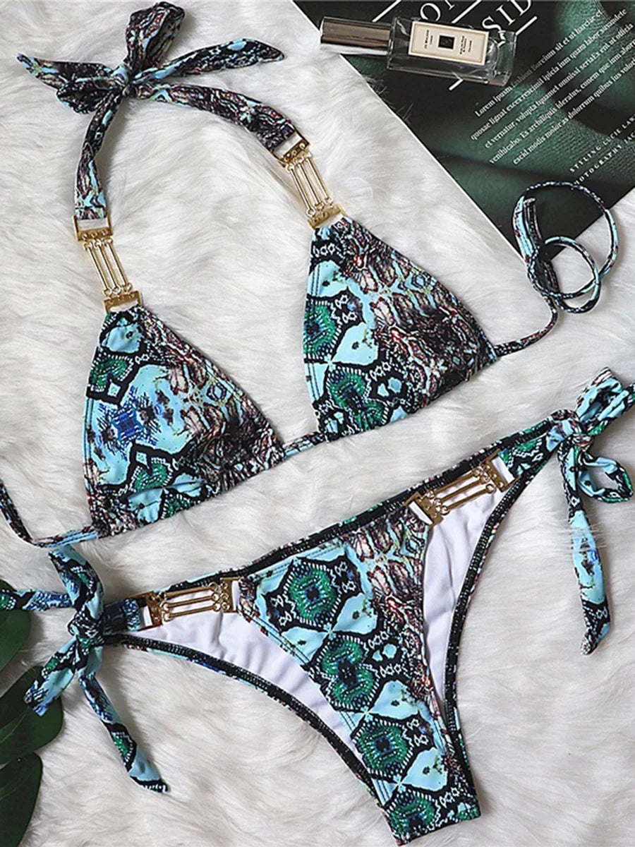 Snake Bikini Set