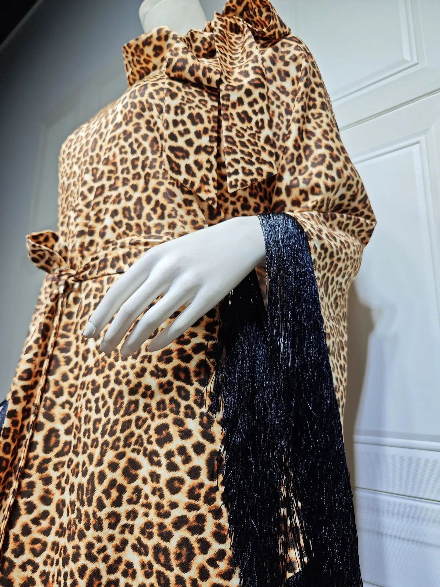 Leopard Print Abaya