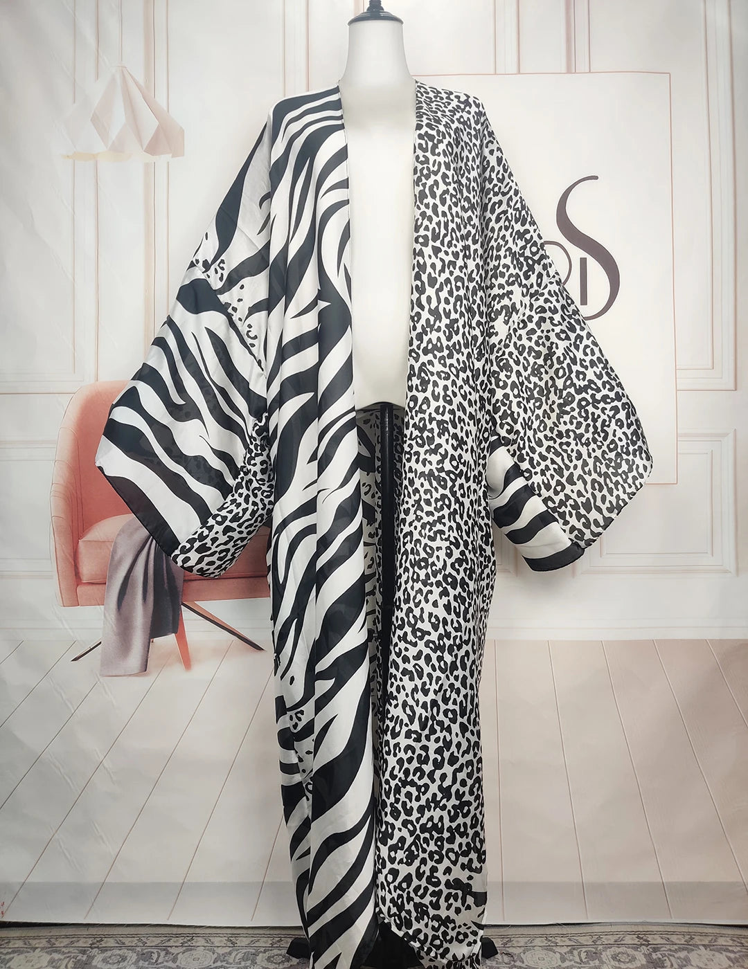 Leopard Print Kaftan