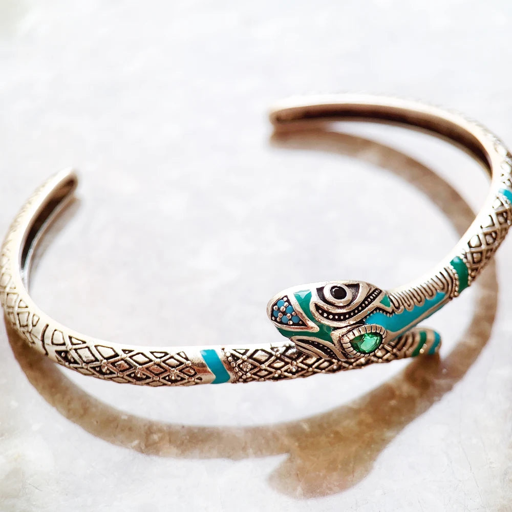 Blue Snake Bracelet