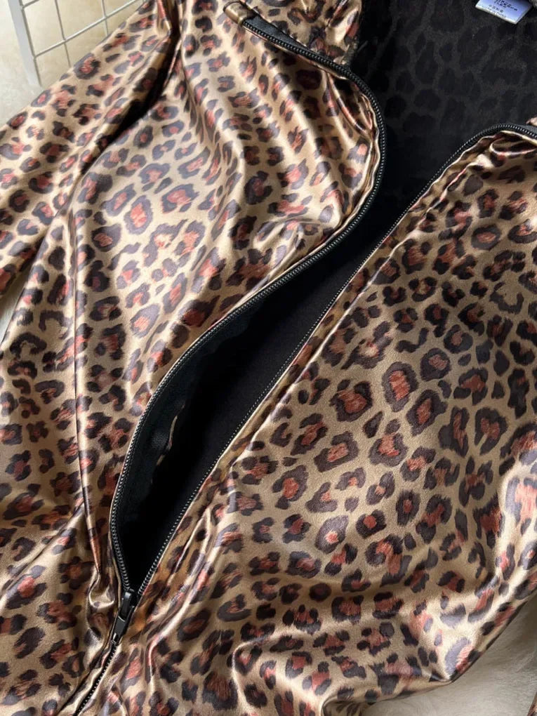 Leopard Print Jumpsuit