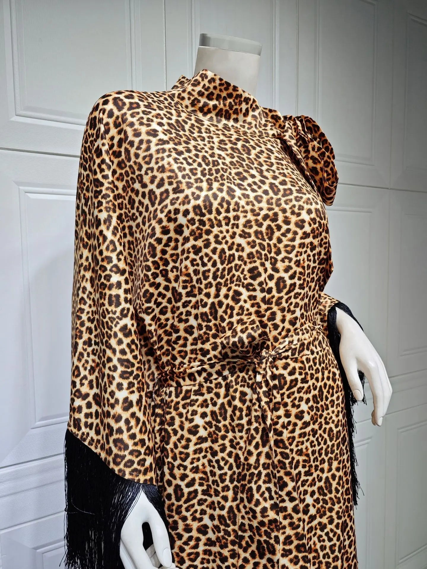 Leopard Print Abaya
