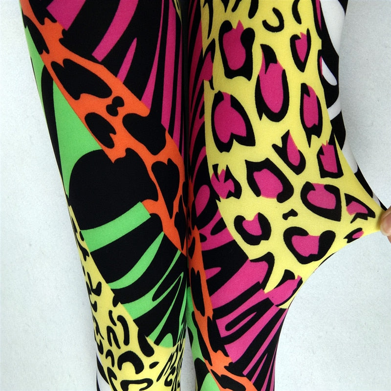 animal print leggings