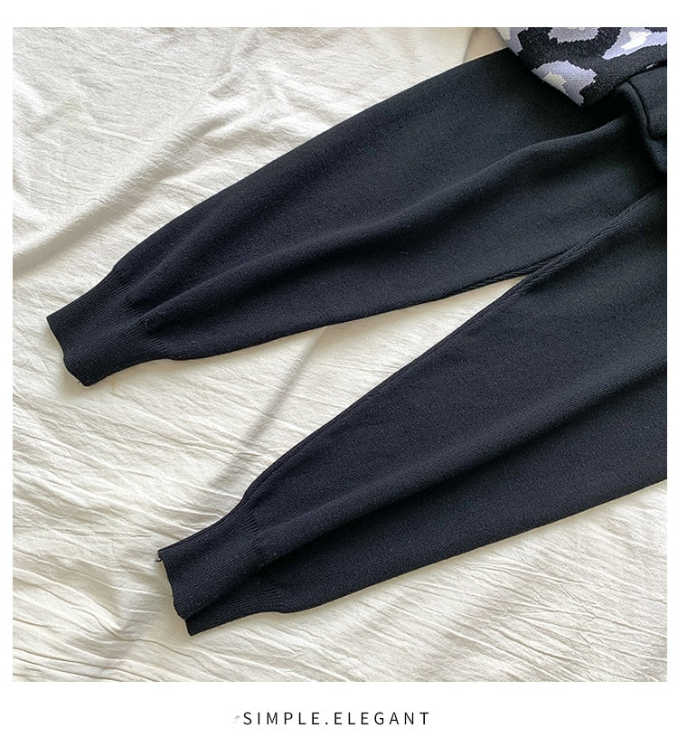 Leopard Print Tracksuit