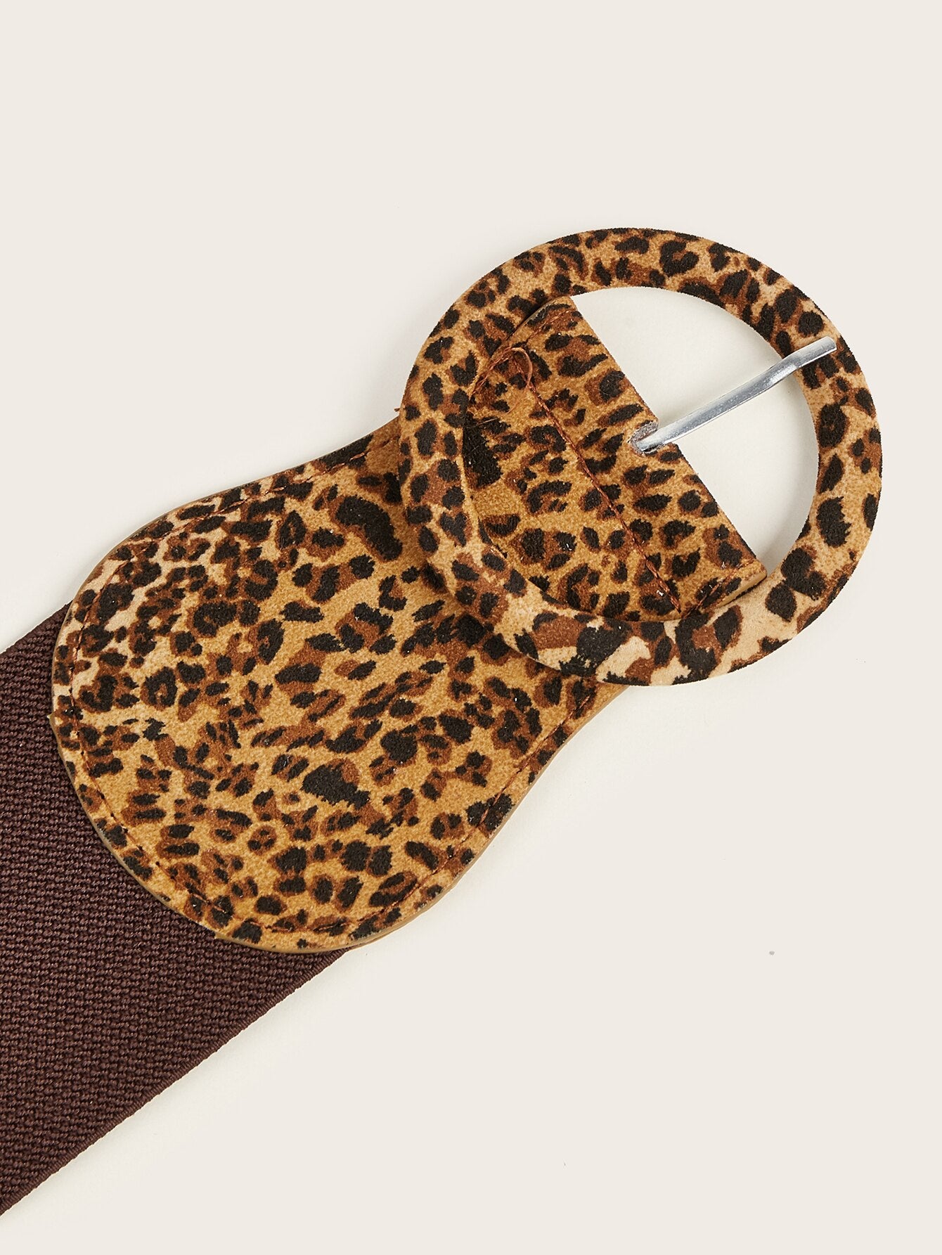 Sexy Wild Leopard Elastic Wide Belt