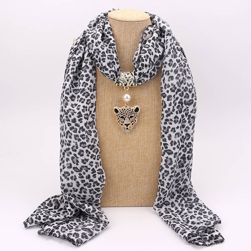 Leopard Print Scarf
