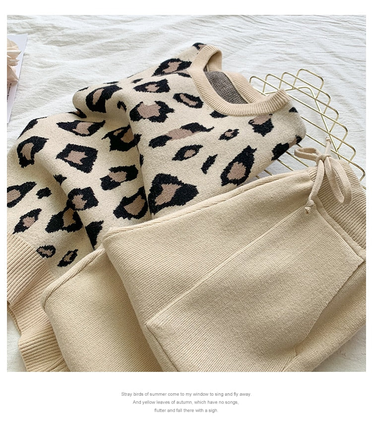 Leopard Print Tracksuit