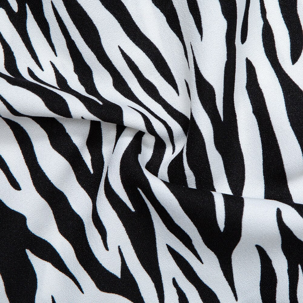 Zebra Wide Leg Pants