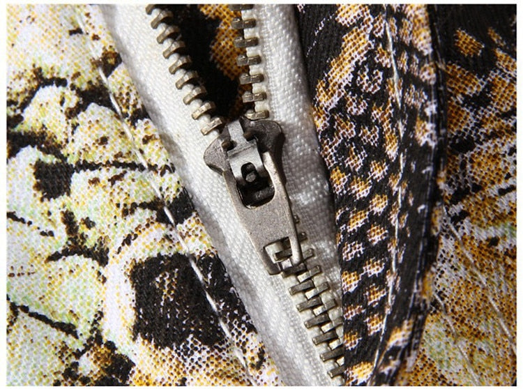 Snakeskin Slim Fit Jeans Slim