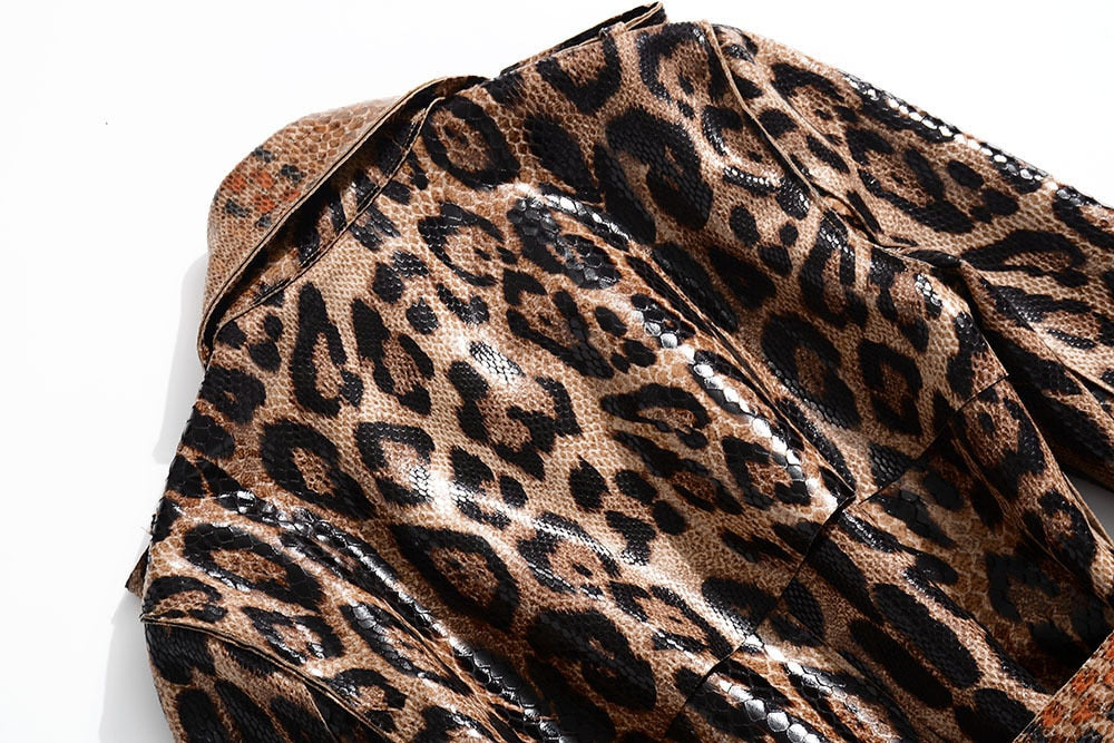 Cheetah Print Coat