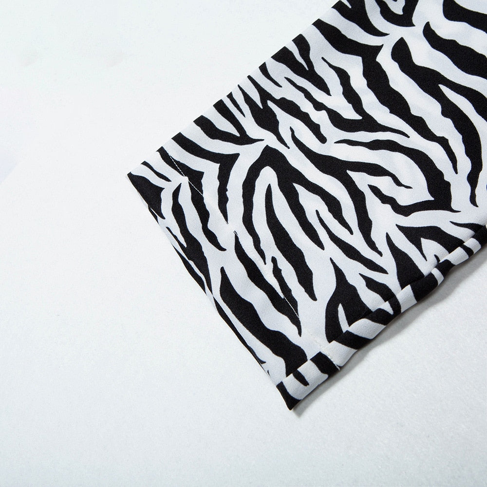 Zebra Wide Leg Pants