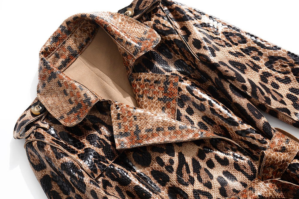 Cheetah Print Coat