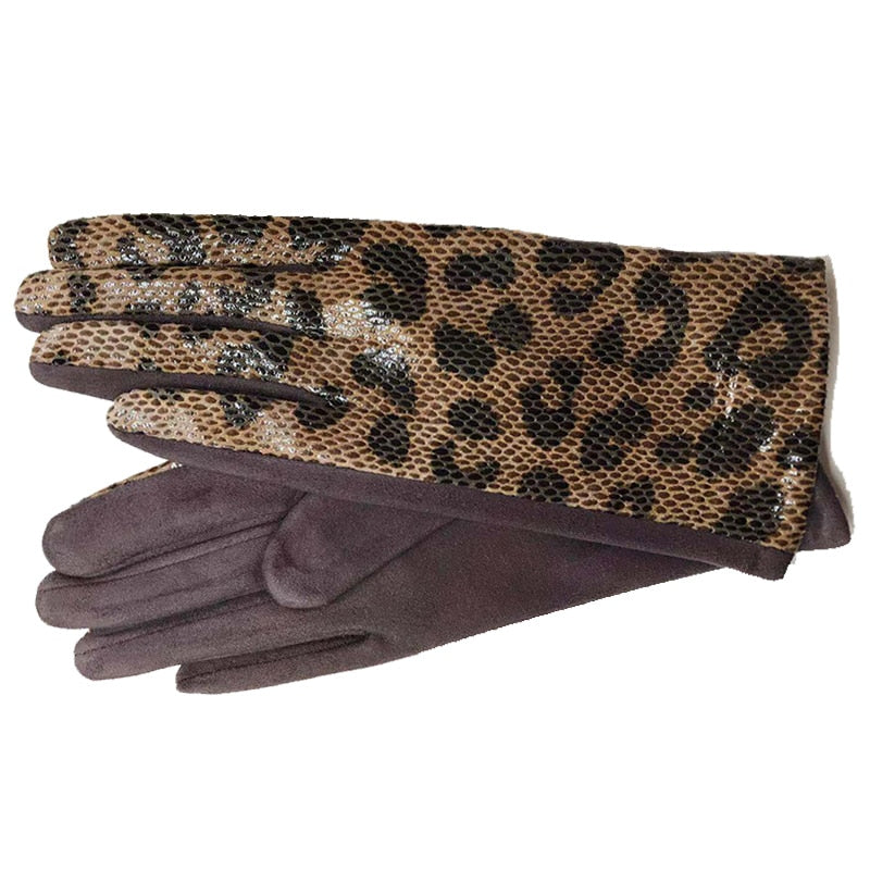 Animal Print Gloves