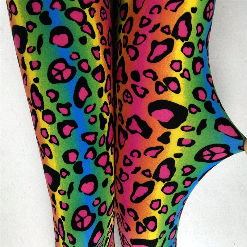 animal print leggings