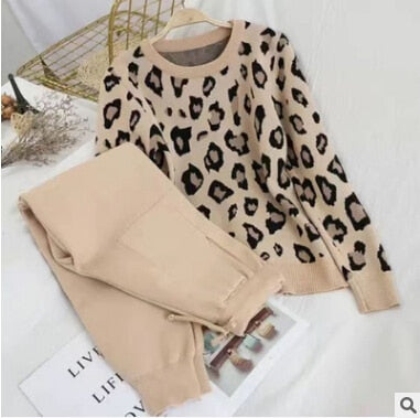 Leopard Print Tracksuit