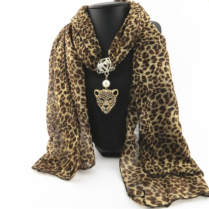 Leopard Print Scarf