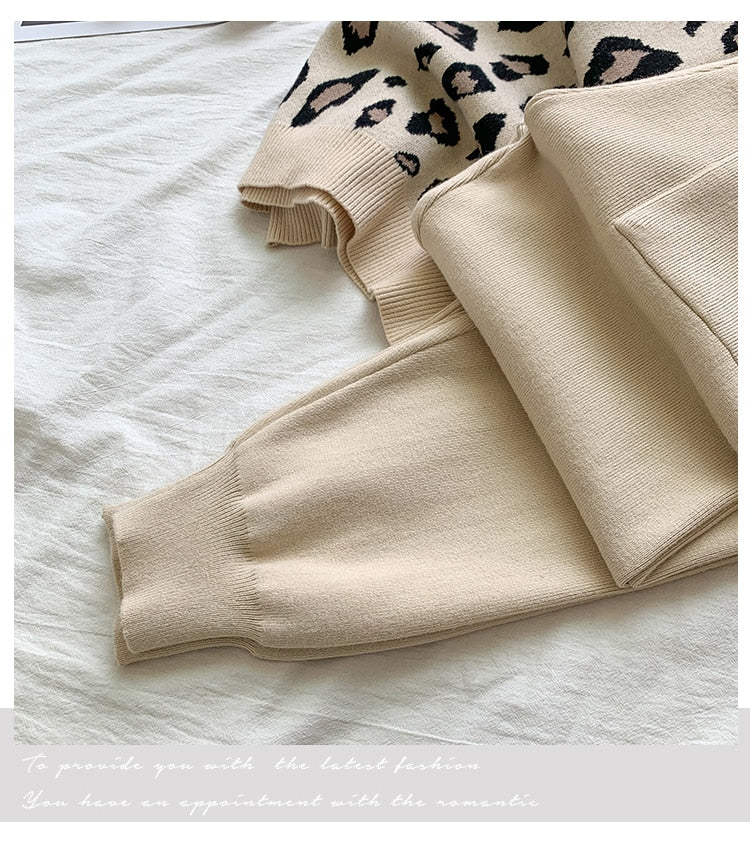 Leopard Print Tracksuit