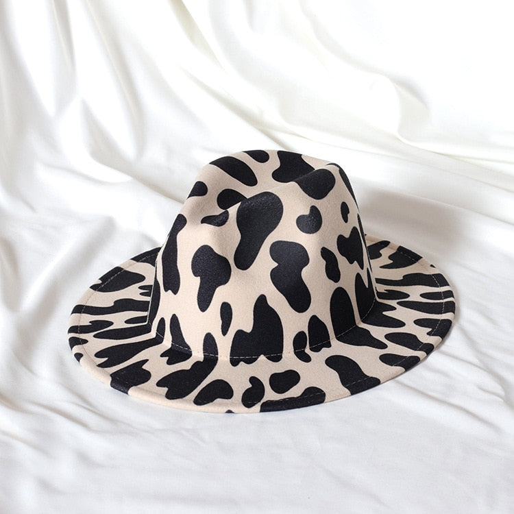 Leopard Fedora Hat