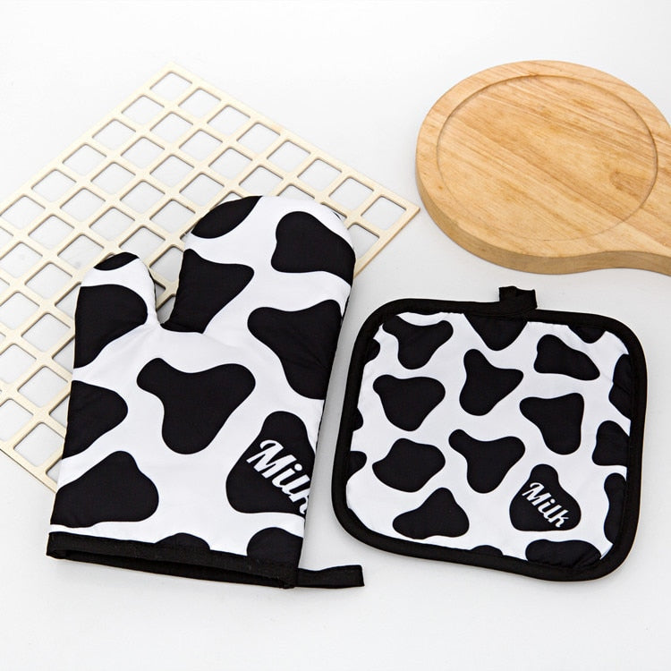 Animal Print Oven Gloves