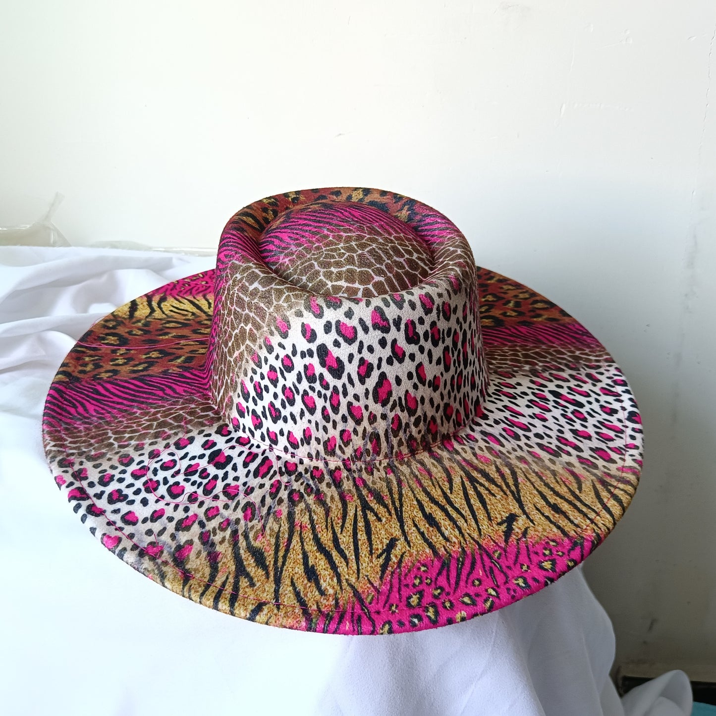 Leopard Fedora Hat