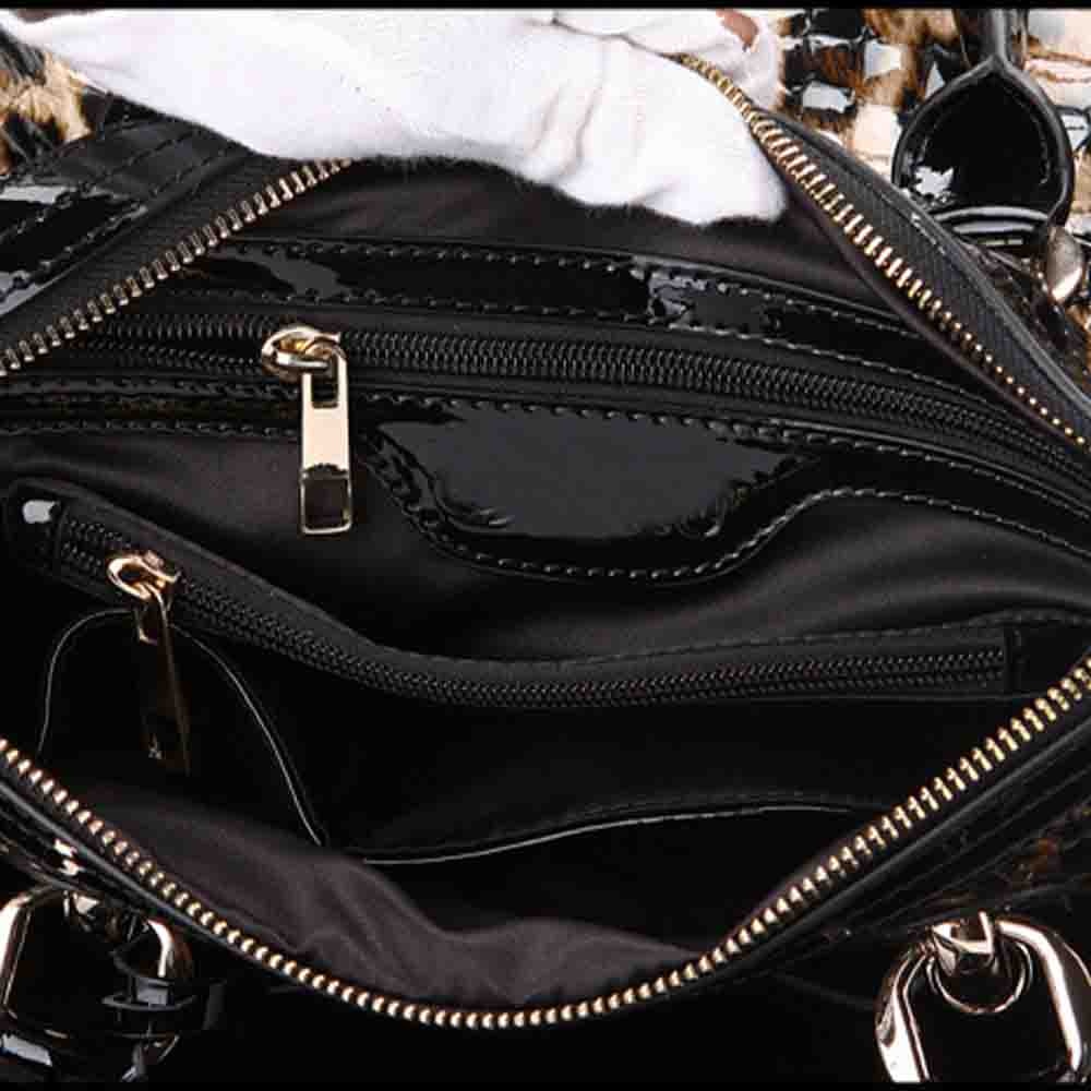 The Animal Print Leather Luxury Tote Bag