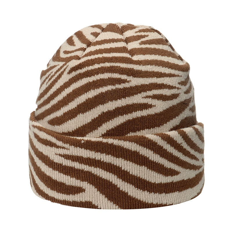 Animal Print Beanie