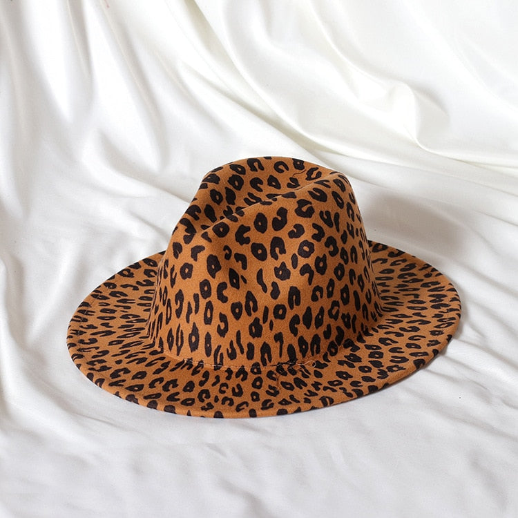Leopard Fedora Hat