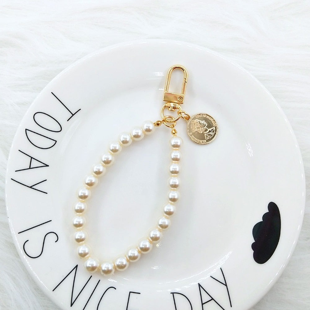 Luxury Leopard Pearl Case for Apple Airpods
