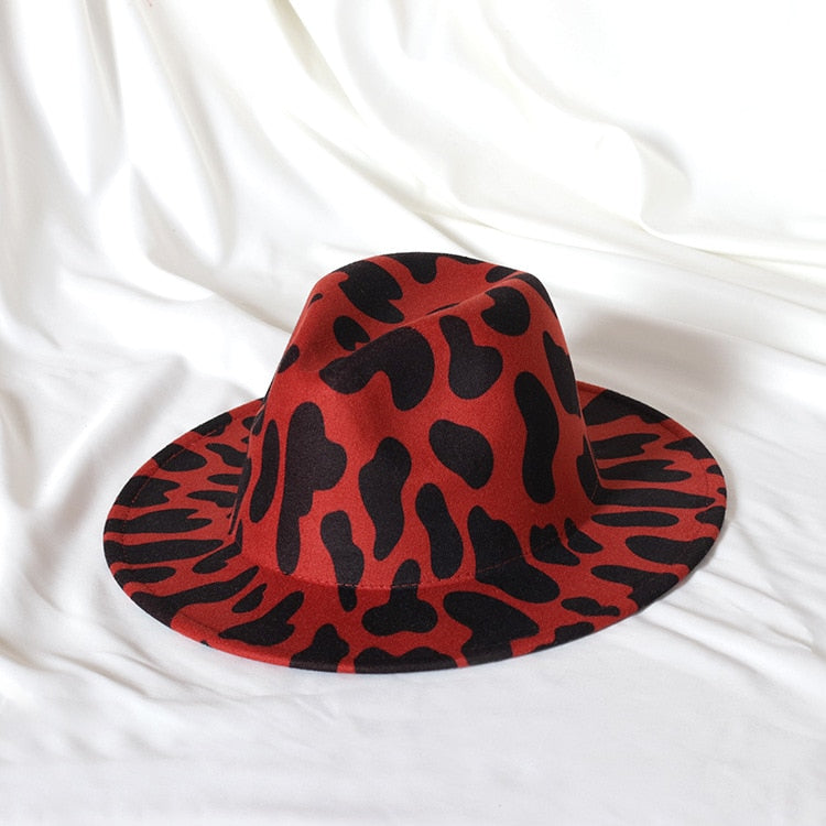 Leopard Fedora Hat