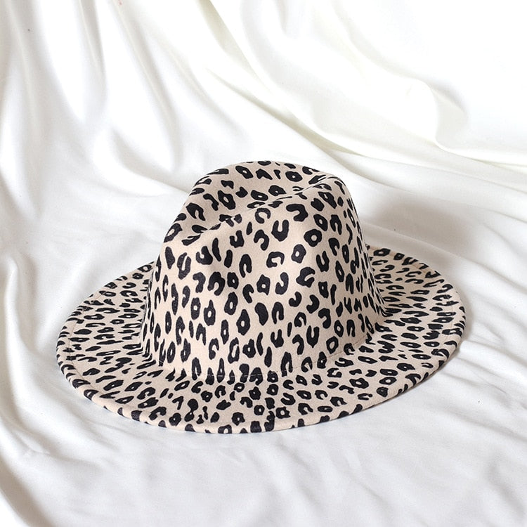 Leopard Fedora Hat
