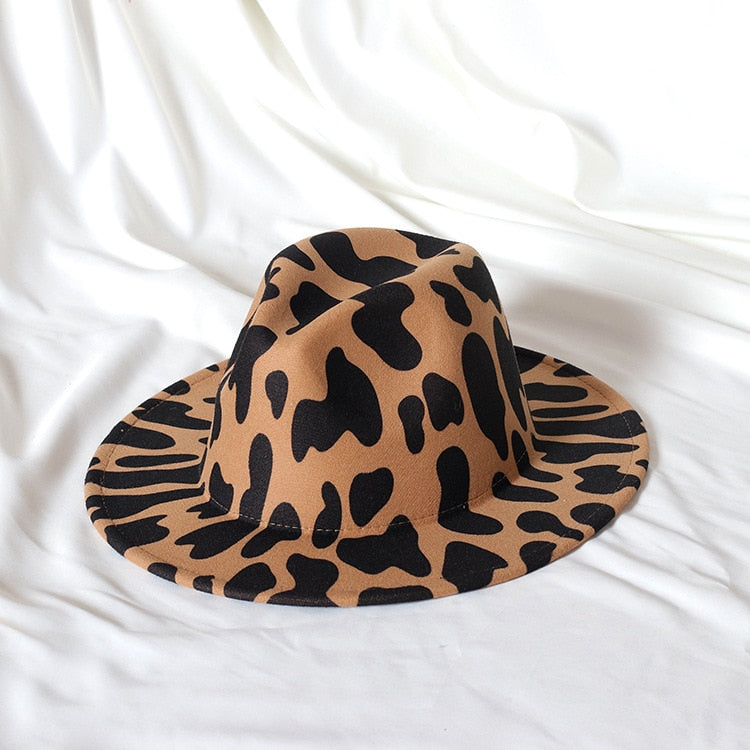 Leopard Fedora Hat