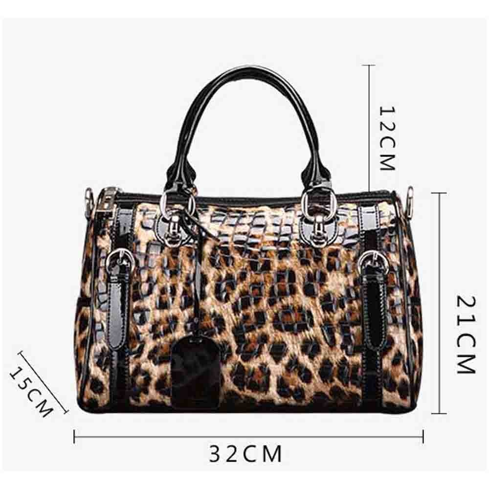 The Animal Print Leather Luxury Tote Bag