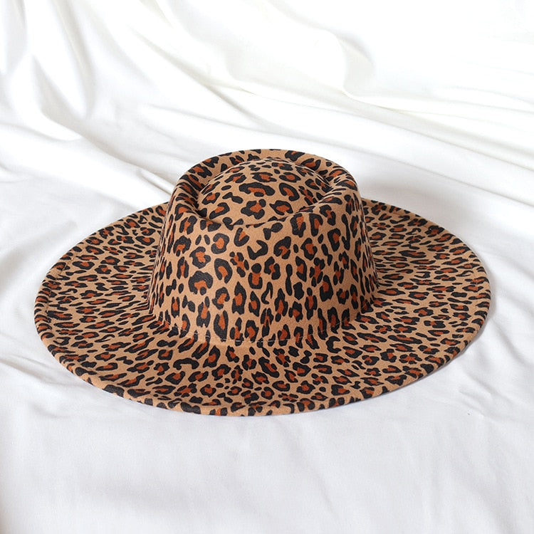 Leopard Fedora Hat