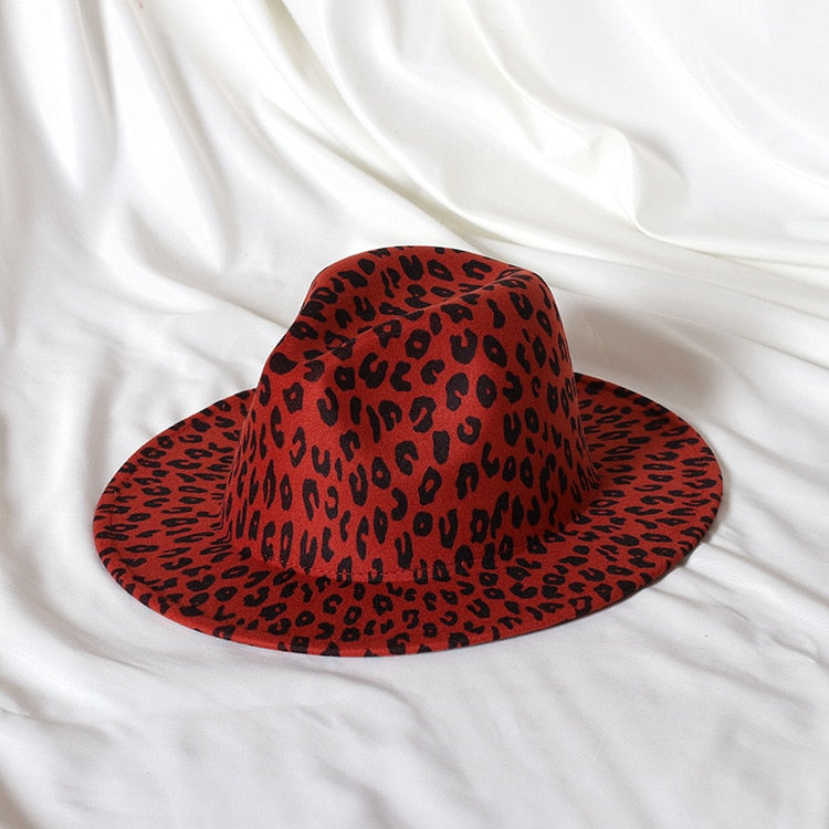 Leopard Fedora Hat