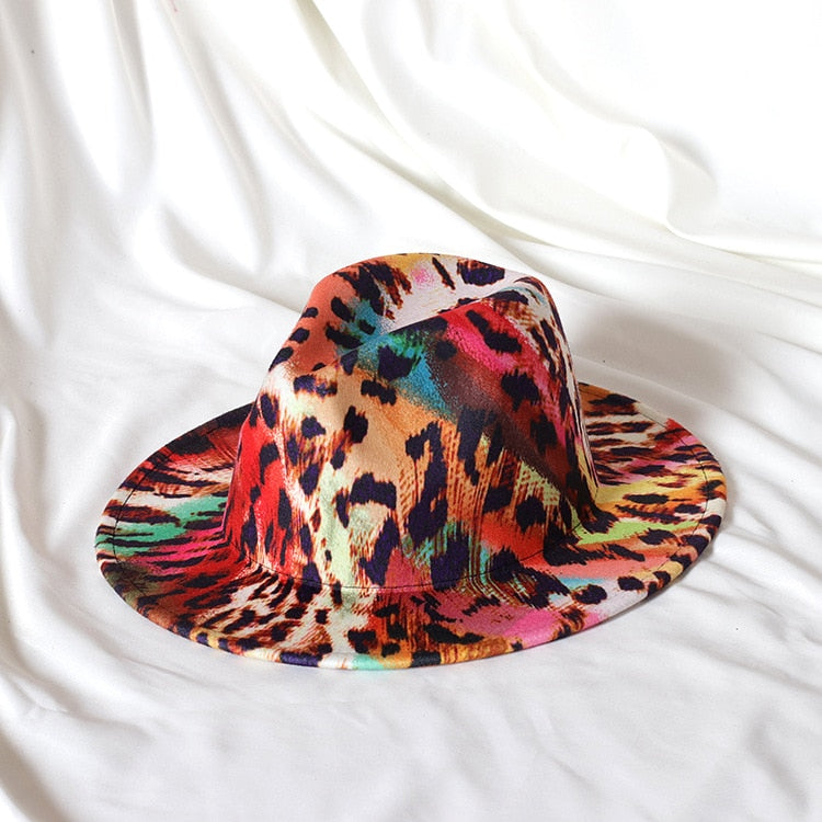 Leopard Fedora Hat