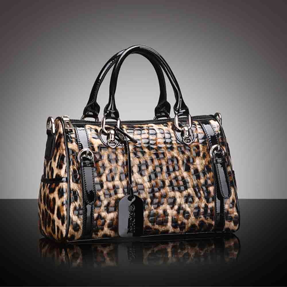 The Animal Print Leather Luxury Tote Bag