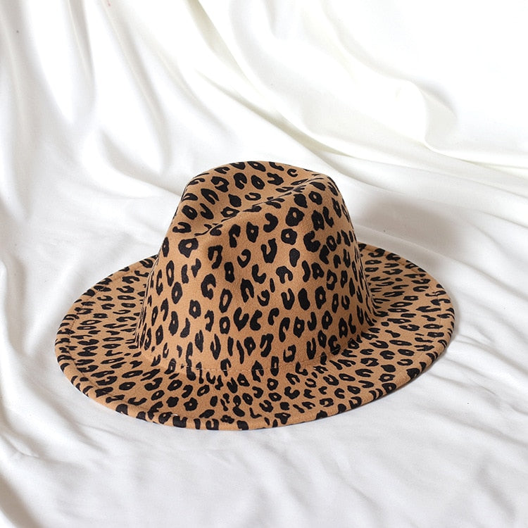Leopard Fedora Hat
