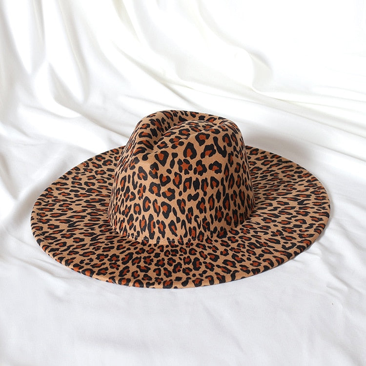 Leopard Fedora Hat