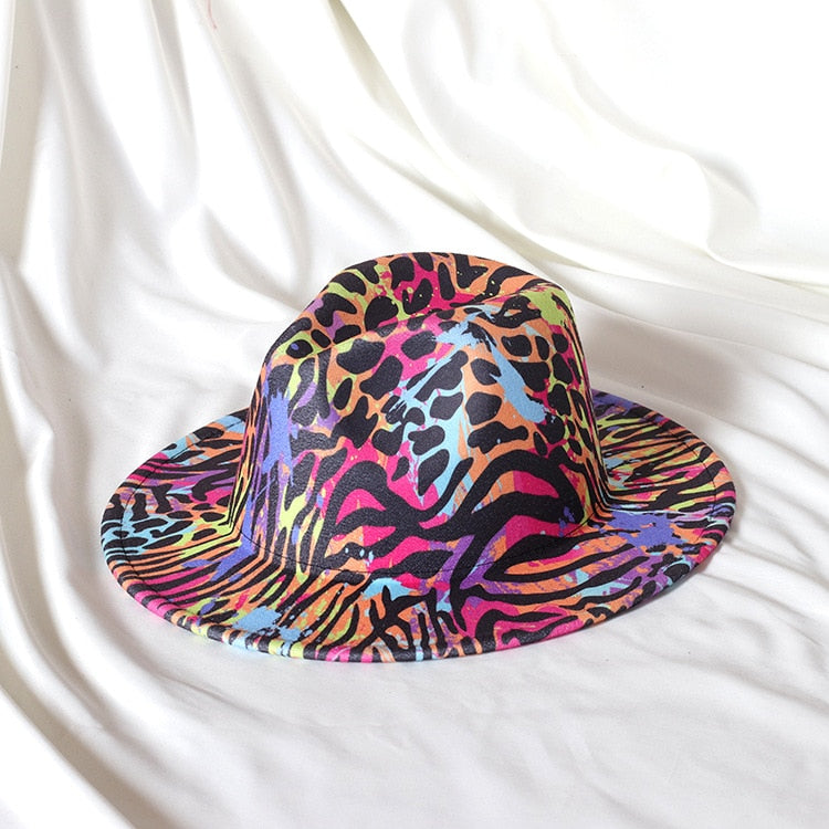 Leopard Fedora Hat