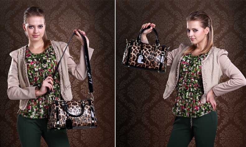 The Animal Print Leather Luxury Tote Bag