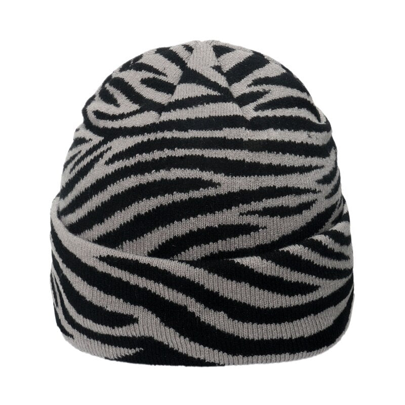 Animal Print Beanie