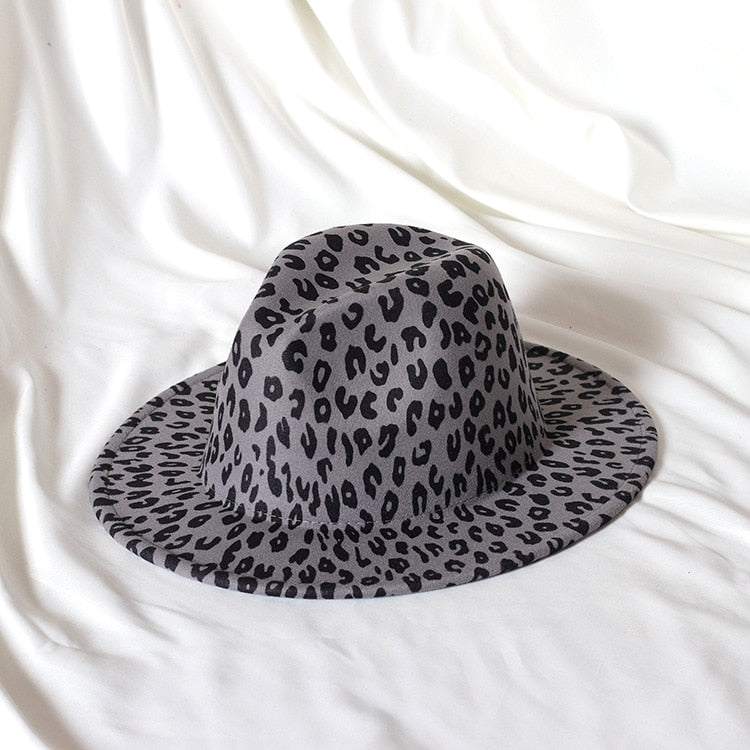 Leopard Fedora Hat