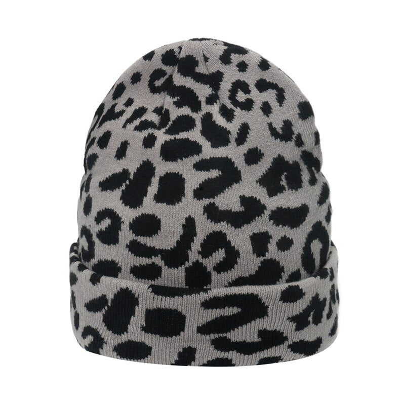 Animal Print Beanie