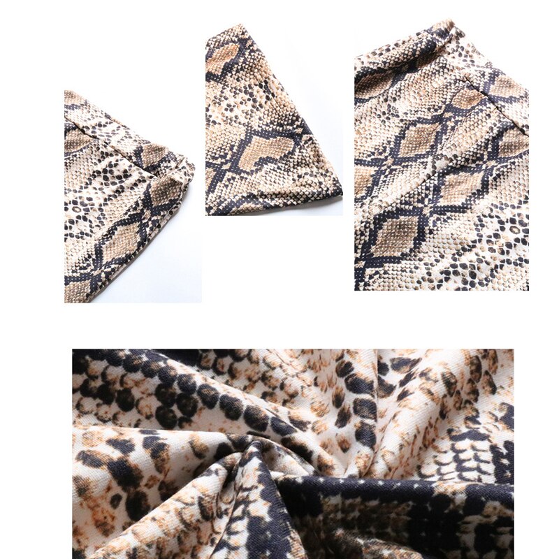 Animal Print Flare Pants