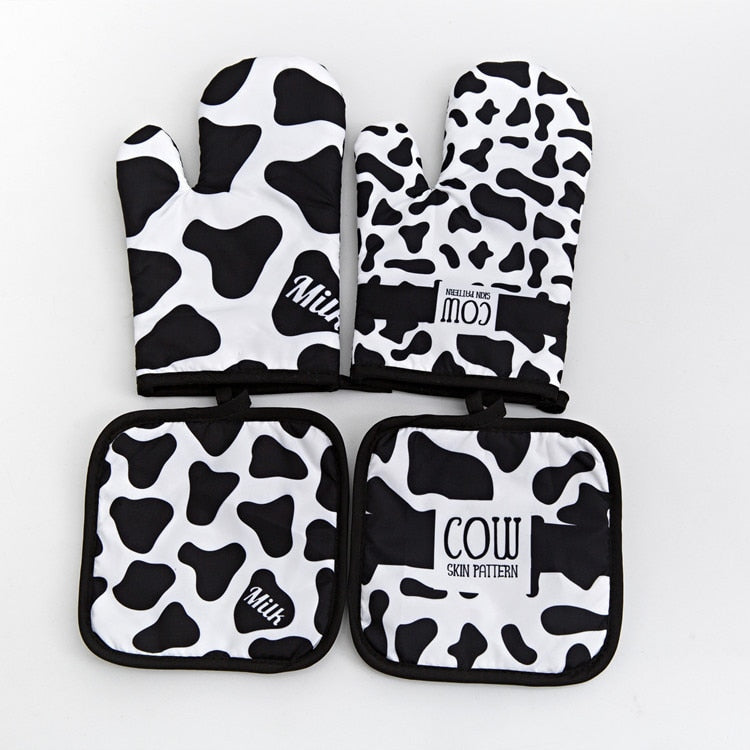 Animal Print Oven Gloves