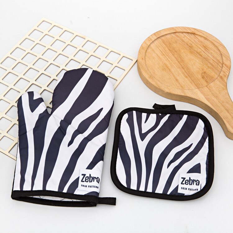 Animal Print Oven Gloves
