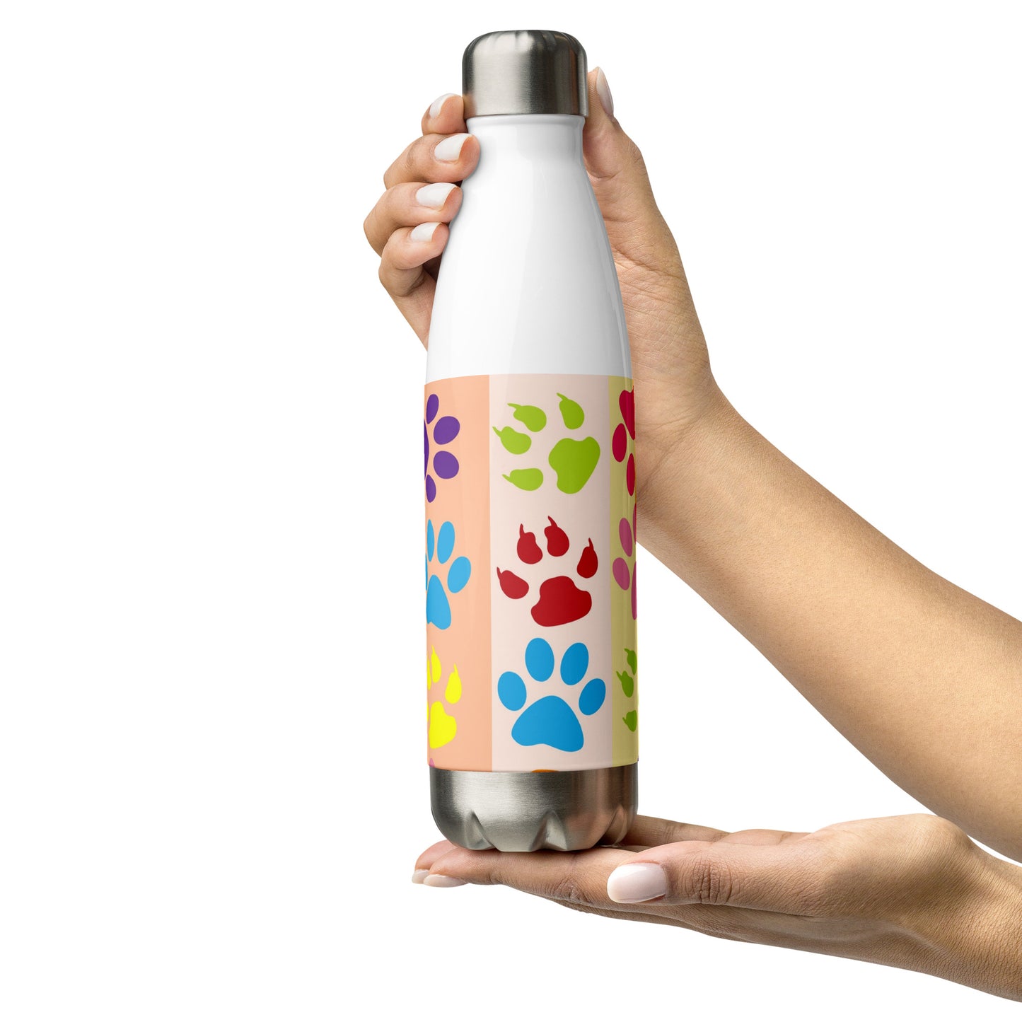 Animal Paws Stainless Steel Water Bottle