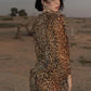 Leopard Print Ruffle Dress