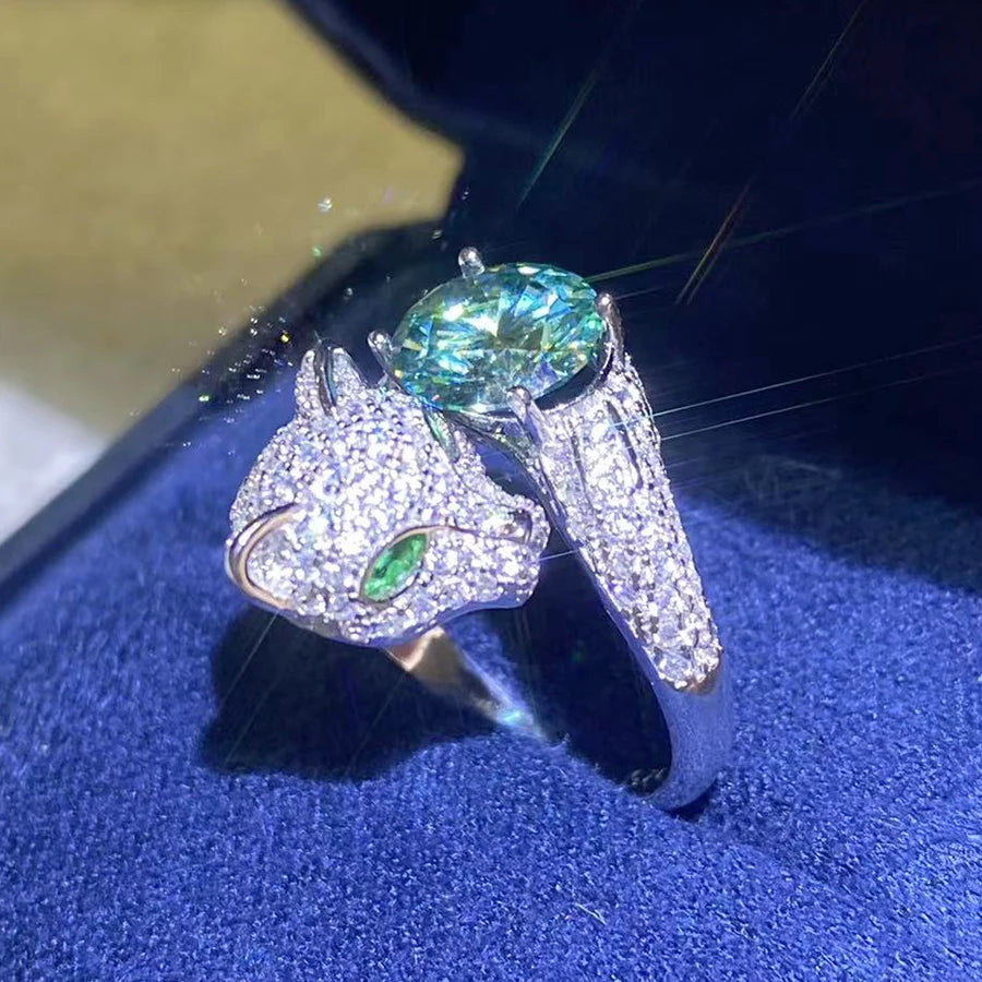Leopard Diamond Ring